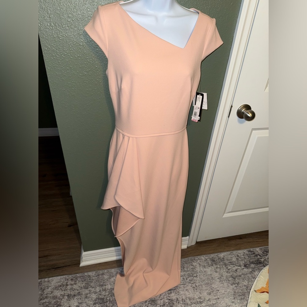 NWT size 4 Asymmetrical light pink dress